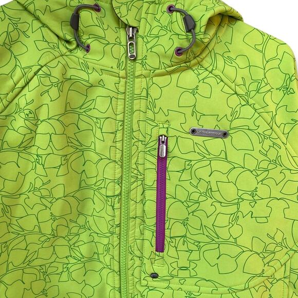 Under Armour Women's Viscosity Softshell Ski Jacket (Green Floral) - Size M - Picture 2 of 6